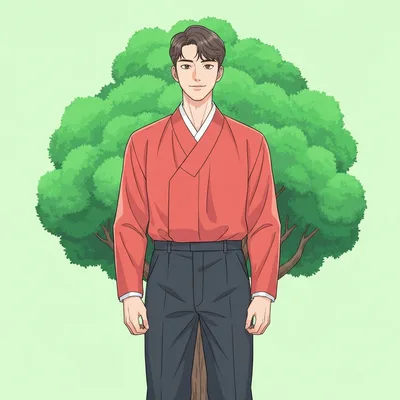 갑목 큰 나무형 캐릭터