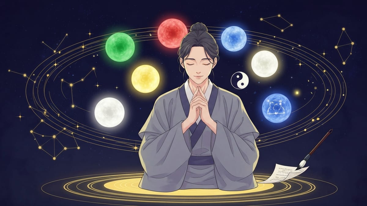무료 사주풀이 - 생년월일시로 보는 사주팔자 명식·오행·십성·대운