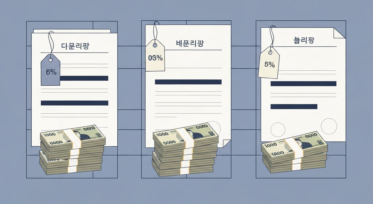 대출 종류 완벽 비교 2026