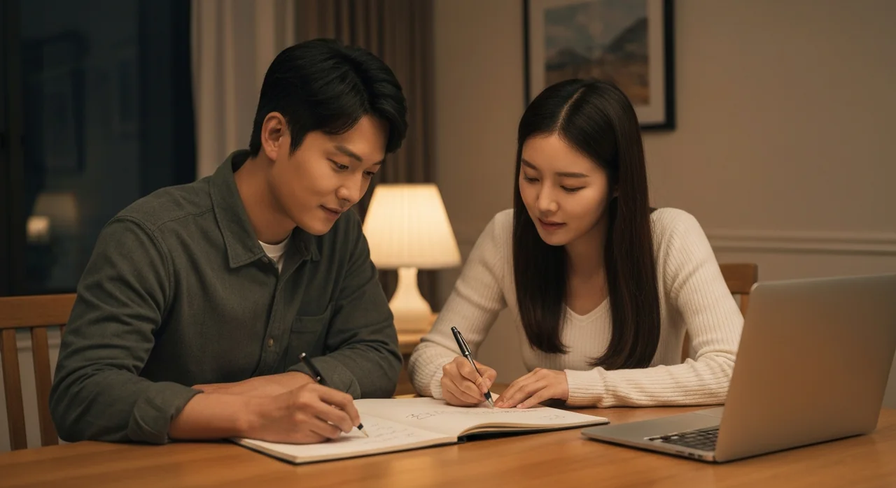 장기 재무 로드맵을 함께 짜는 부부