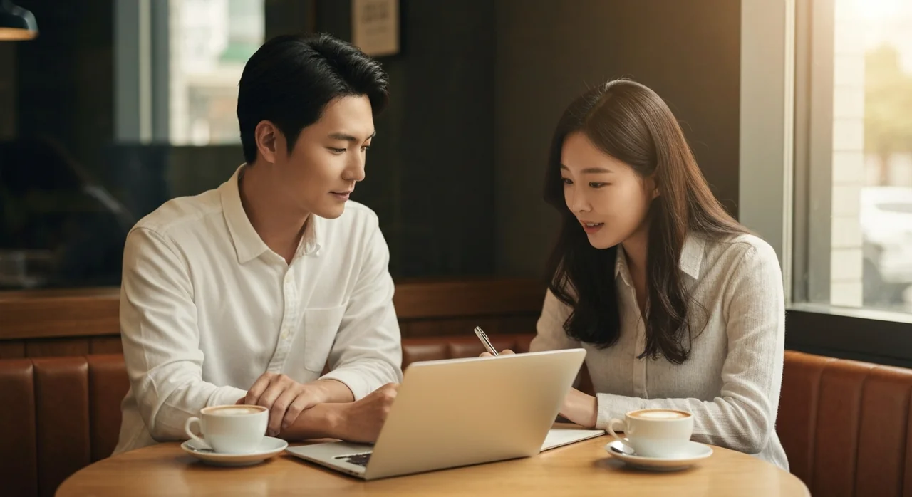 실손보험 유지 vs 전환을 함께 의논하는 부부