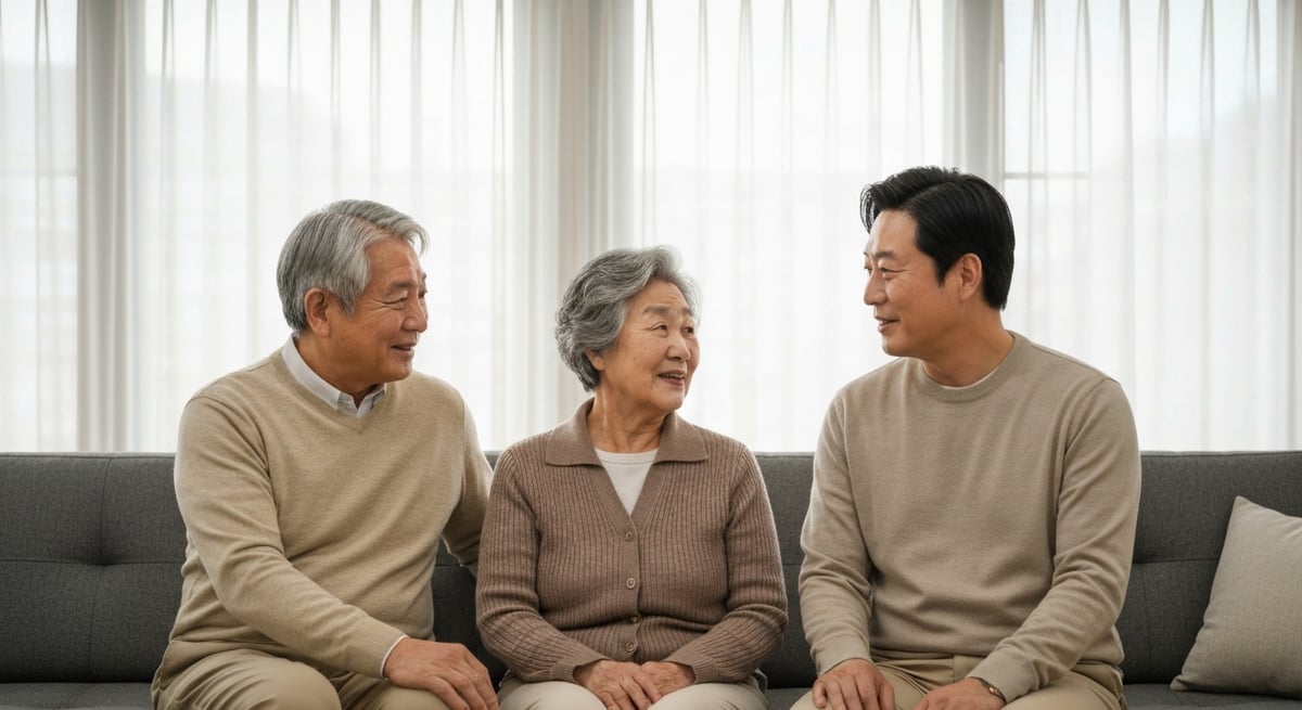 세대가 함께 있는 가족