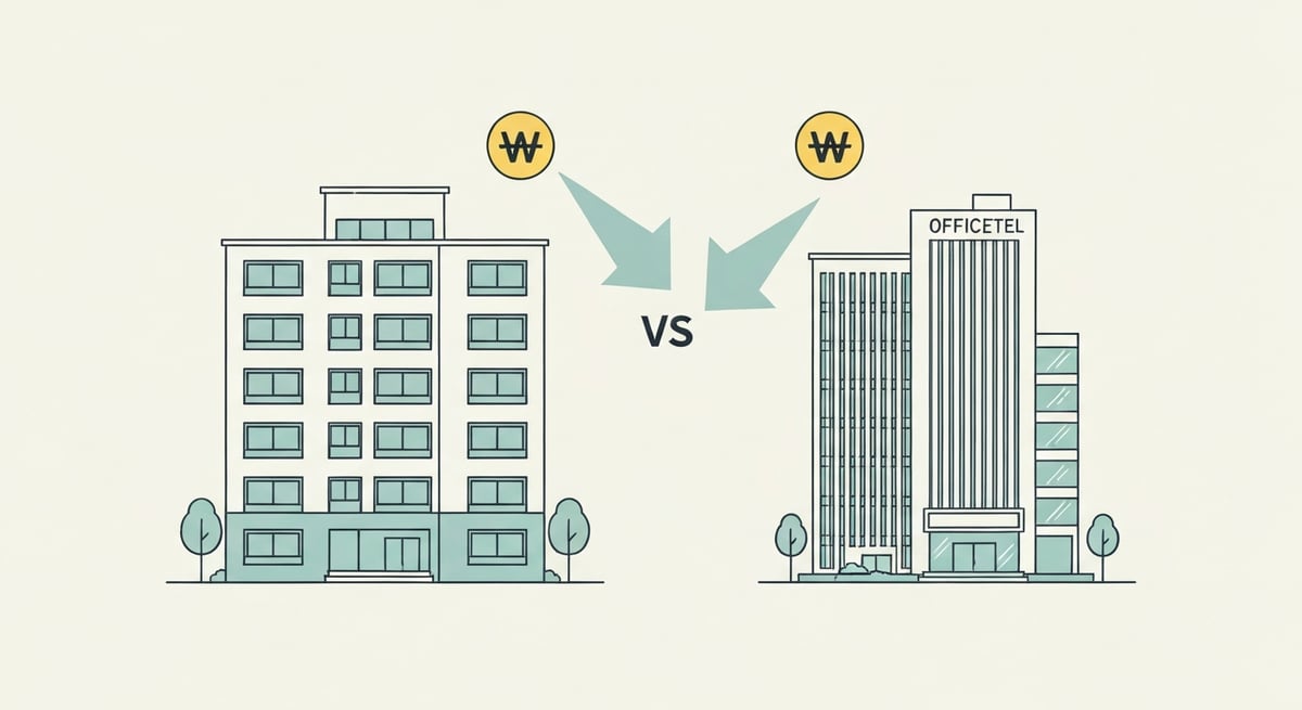 오피스텔 vs 아파트 완벽 비교