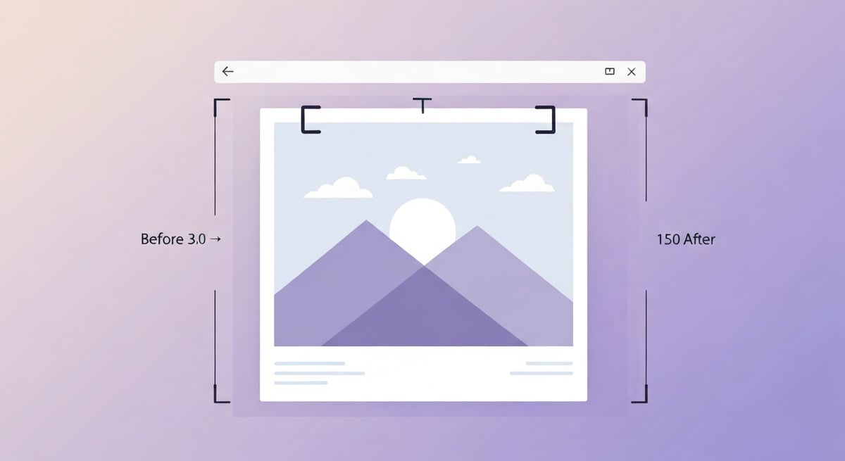 사진 크기를 자유롭게 변경하는 이미지 리사이즈 개념 이미지