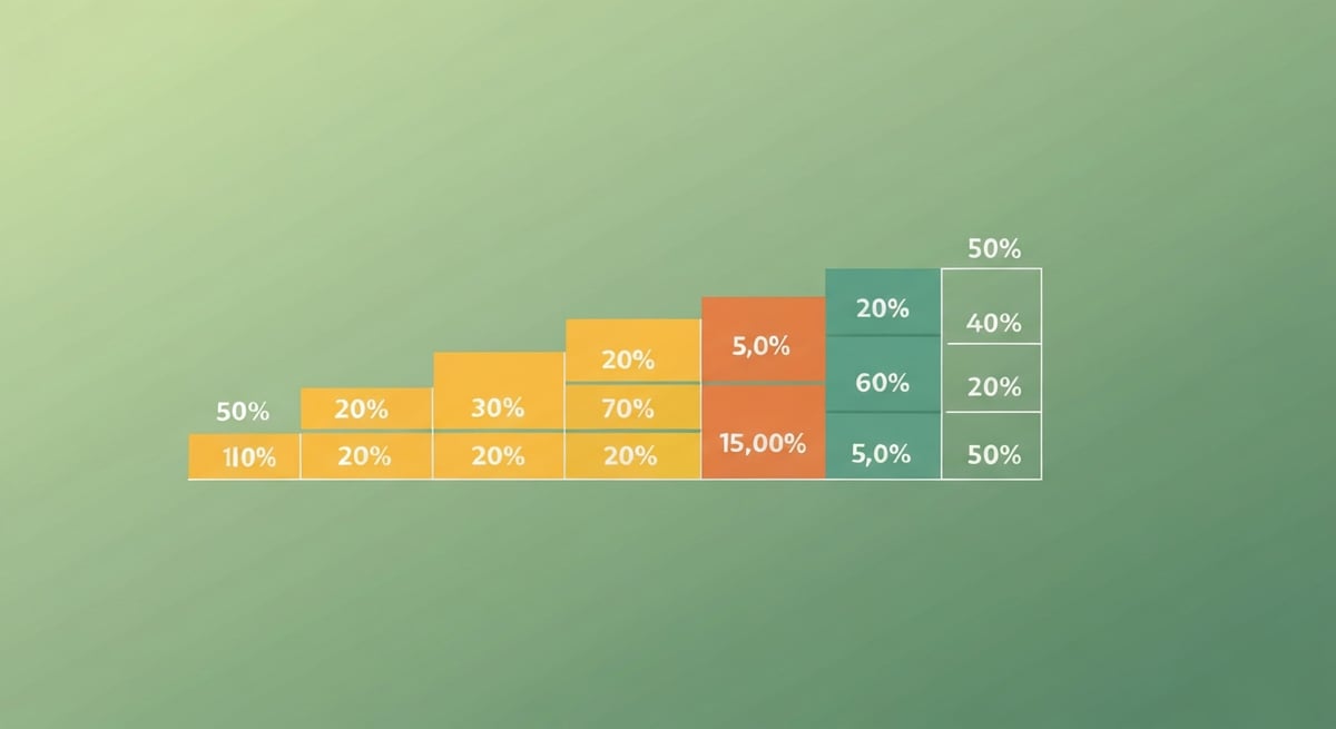 종합소득세 계산 - 과세표준 누진세율표