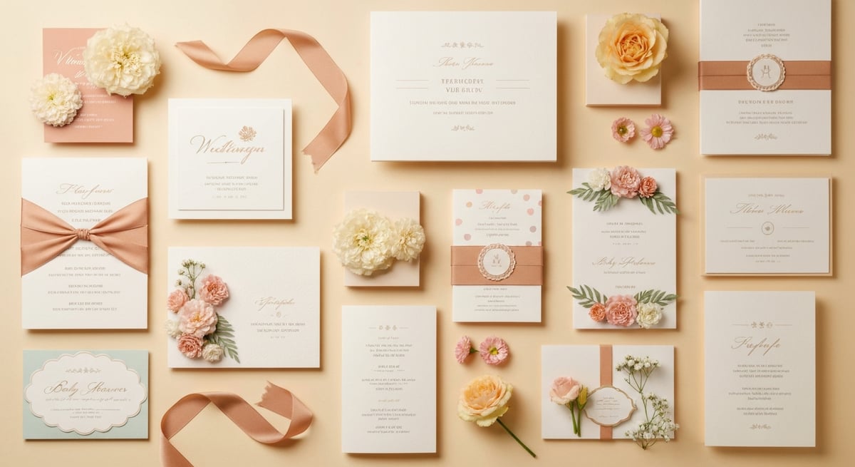 결혼·돌잔치·생일 초대장 이미지 디자인 개념 이미지