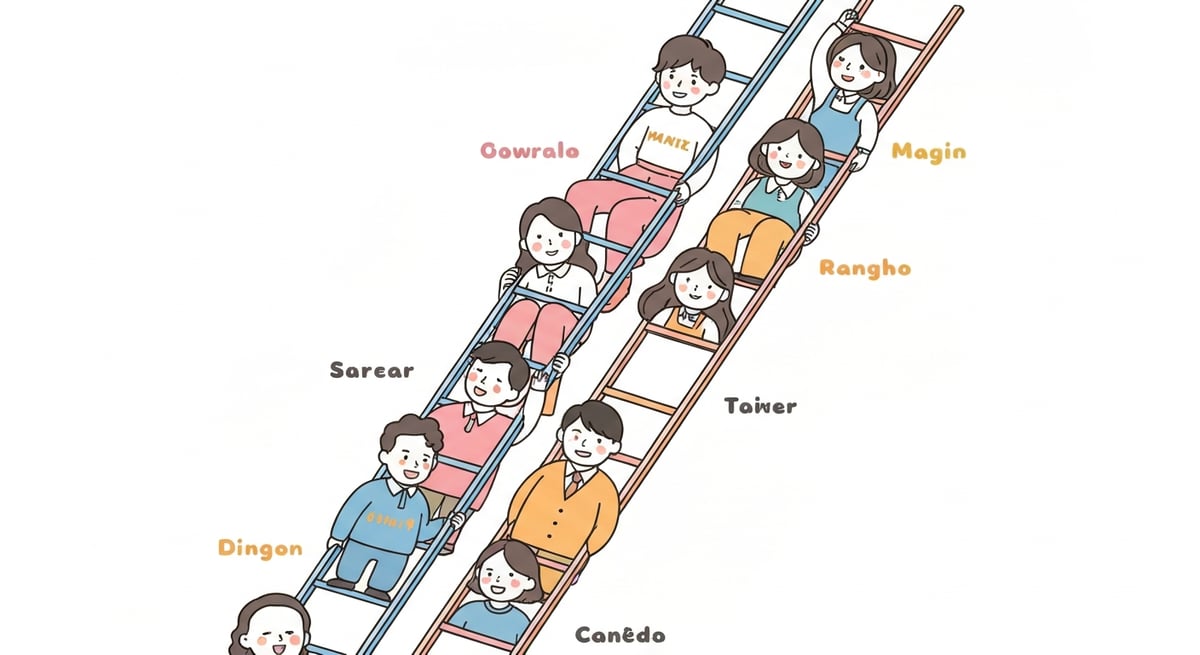 사다리타기 - 이름 랜덤 매칭