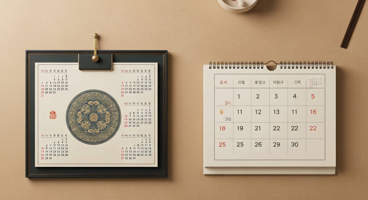 음력 양력 변환 - 음력 생일·제사·명절