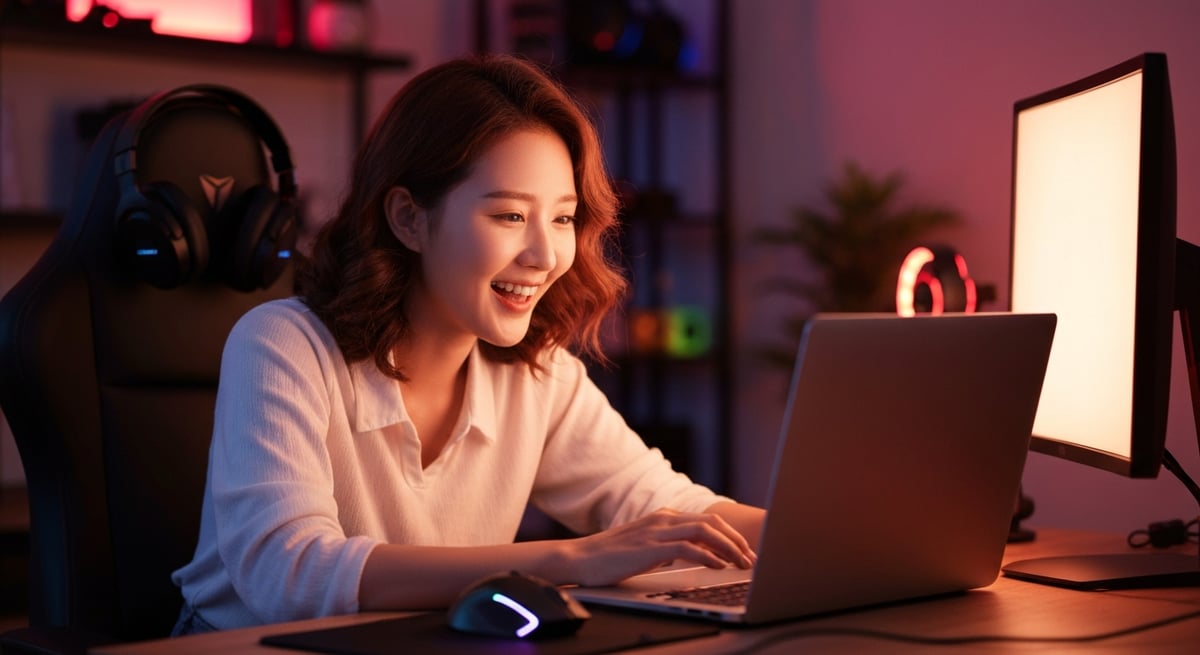 게임·SNS용 닉네임을 고르는 모습