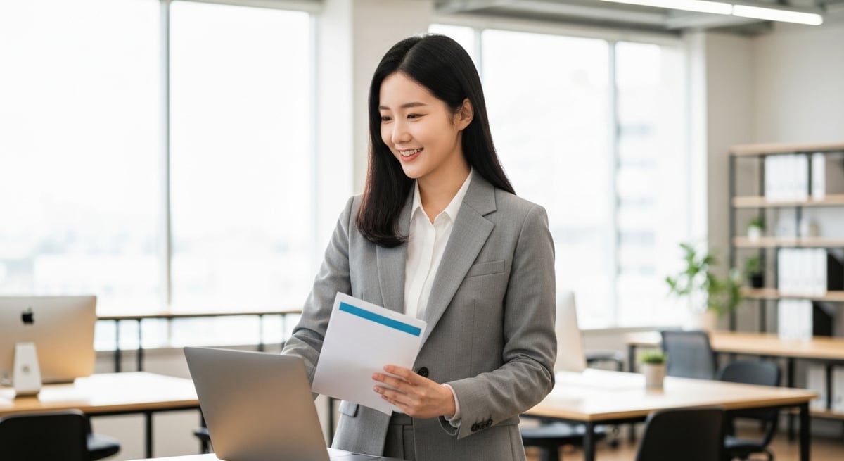 이메일에 압축된 PDF를 첨부하는 모습