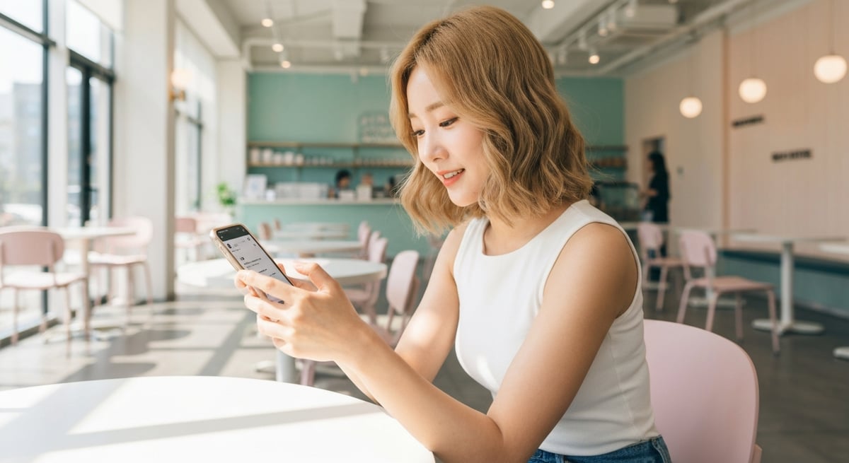 SNS·메신저에서 단축 URL을 공유하는 모습