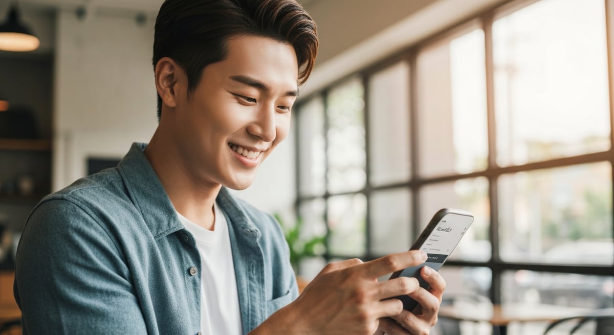 참석 여부 확인(RSVP) 응답 현황을 확인하는 모습